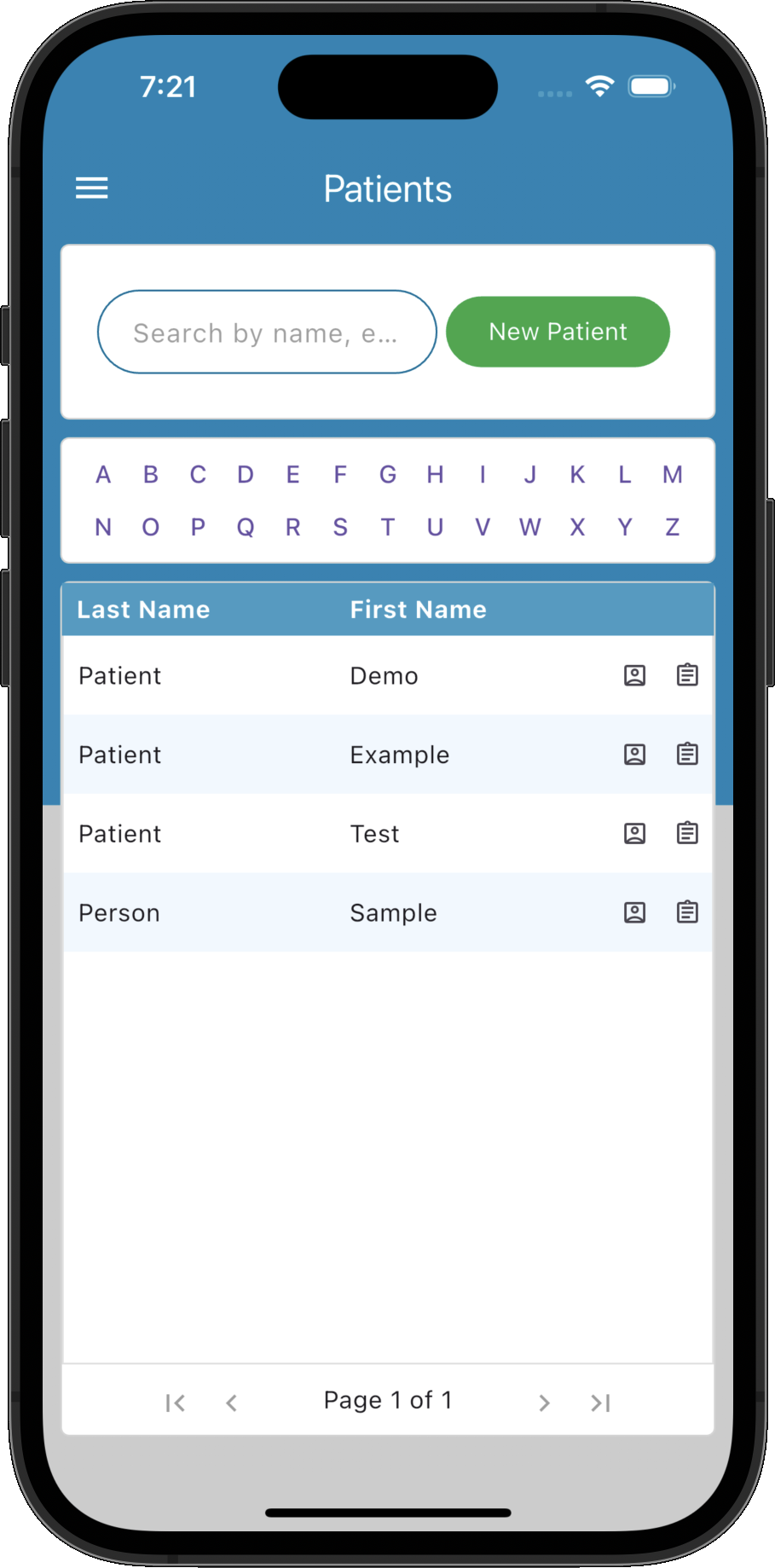 Practice Master Pro patient assignment security software